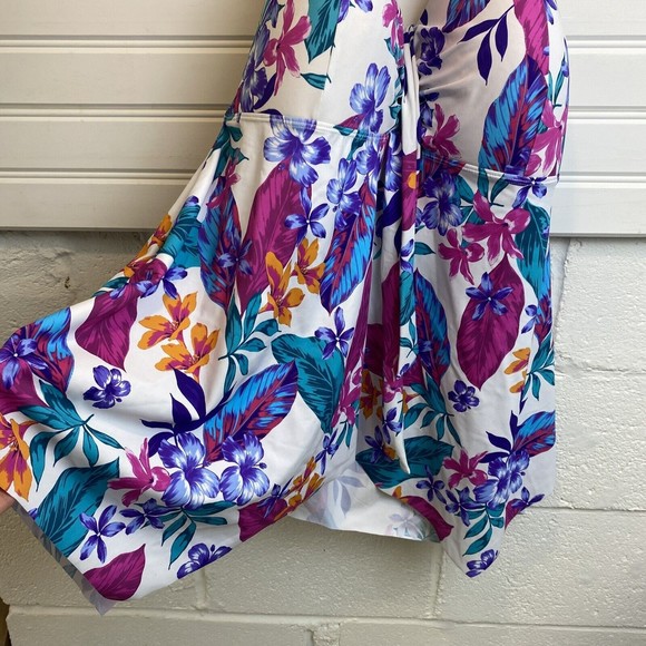 Plus Size Womens One Piece floral swimdress tankini for All size 26 - Picture 6 of 10